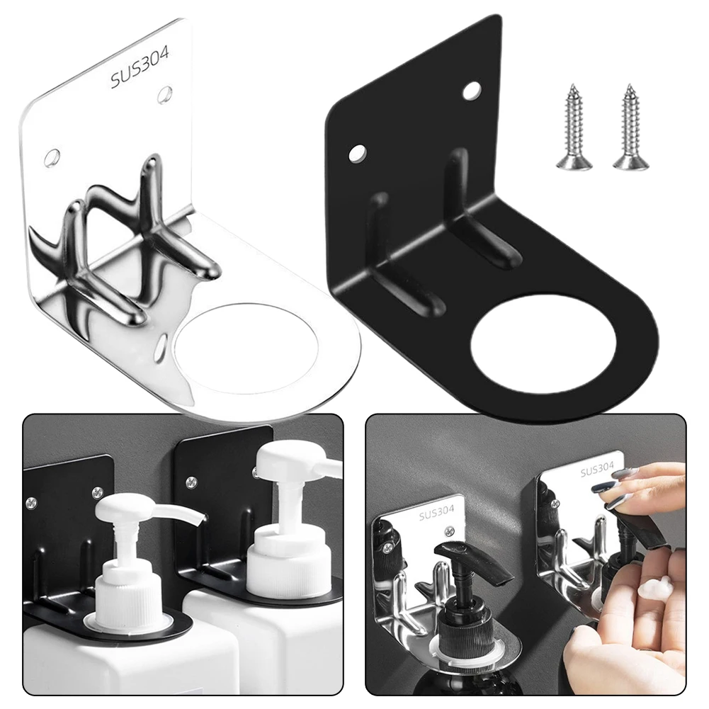 Black Silver Wall Mounted Shower Gel Bottle Holder Stainless Steel Gel Organizer Bathroom Shelf Organizer Hook Shelves
Black Silver Wall Mounted Shower Gel Bottle Holder Stainless Steel Gel Organizer Bathroom Shelf Organizer Hook Shelves