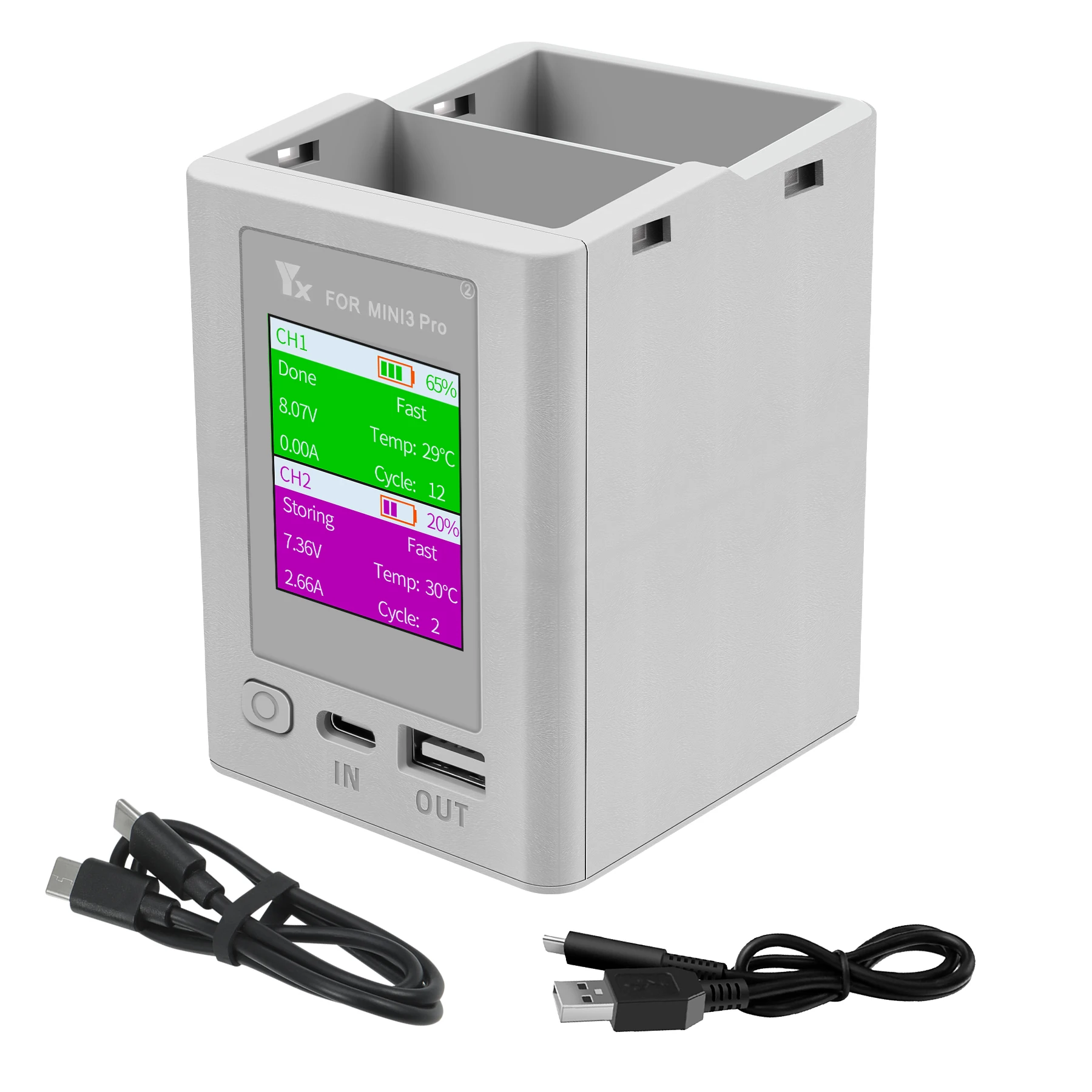 For DJI MINI 3Pro with digital display screen charger charging butler drone accessories
For DJI MINI 3Pro with digital display screen charger charging butler drone accessories