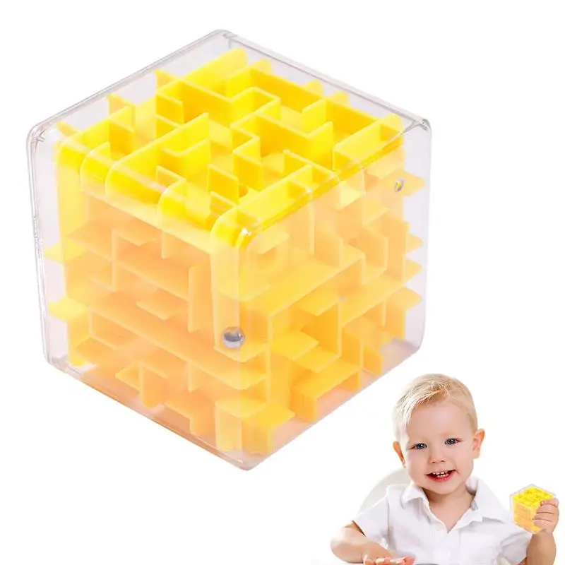 

Mini Maze Puzzle 3D Puzzle Maze Cube Gravity Mazes Ball Maze Puzzle Cube Ball Party Favors Brain Teaser Fidget Toy Puzzle Ball