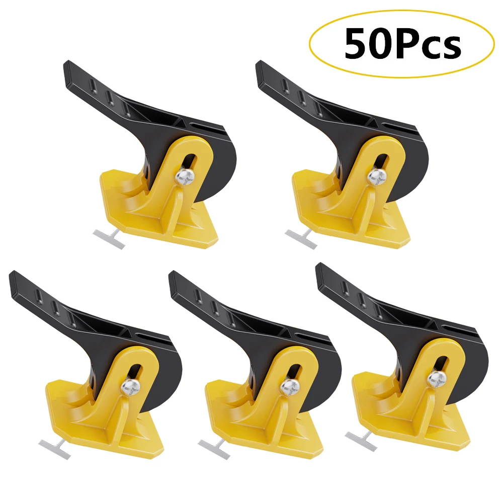 50 Pcs Tile Leveler Adjuster 1.5mm Reusable Floor Tile Tool Positioning Artifacts Leveler Locator For Tile
50 Pcs Tile Leveler Adjuster 1.5mm Reusable Floor Tile Tool Positioning Artifacts Leveler Locator For Tile