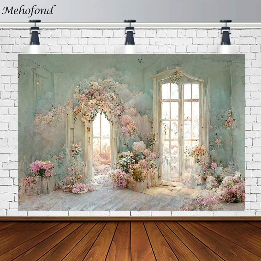 Mehofond Dreamy Backdrop Studio Flower Floor Window Interior Princess Portrait Photography Background Photo Props Decoration 
Mehofond Dreamy Backdrop Studio Flower Floor Window Interior Princess Portrait Photography Background Photo Props Decoration