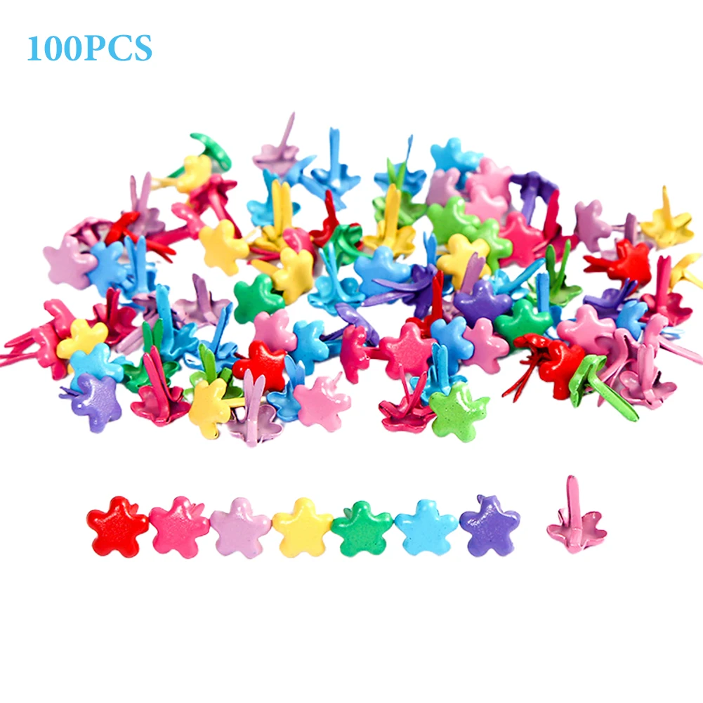 100pcs Stamping For Paper Crafts DIY Decorative Alloy Colorful Multifunctional Scrapbooking Mini Home Office Split Pin
100pcs Stamping For Paper Crafts DIY Decorative Alloy Colorful Multifunctional Scrapbooking Mini Home Office Split Pin