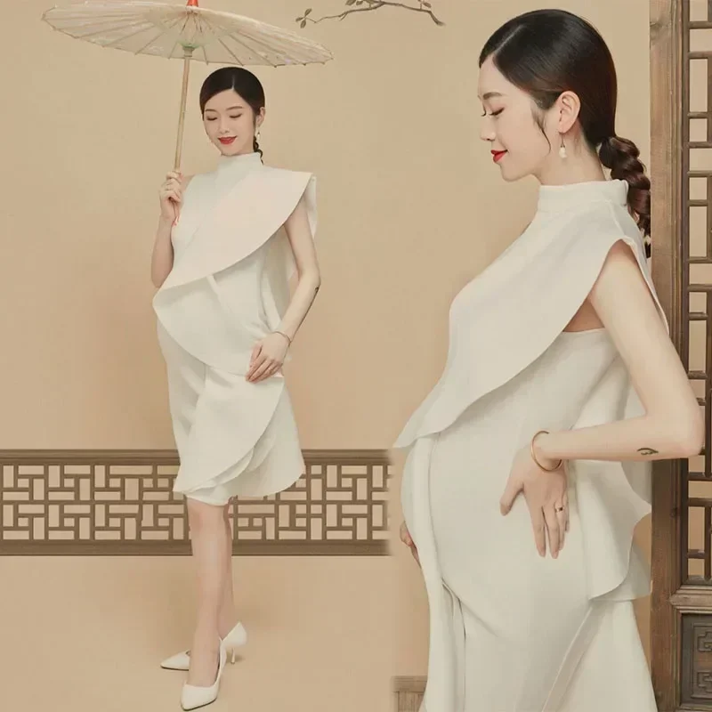 Maternity Photography Clothing New Knitted Dress White Retro Meticulous Painting Beautiful Maternity Photo Photo Clothing
Maternity Photography Clothing New Knitted Dress White Retro Meticulous Painting Beautiful Maternity Photo Photo Clothing