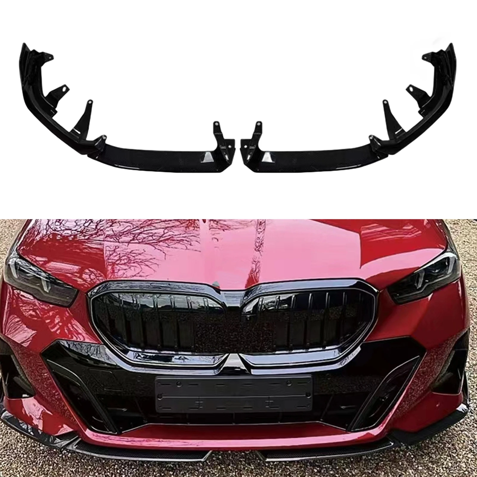 For BMW 5 Series I5 G60 2024 Front Bumper Spoiler Lip Gloss Black Car Lower Splitter Body Protector Kit Guard Plate
For BMW 5 Series I5 G60 2024 Front Bumper Spoiler Lip Gloss Black Car Lower Splitter Body Protector Kit Guard Plate