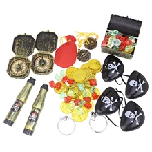 60pcs Gold Coin Kids Home Artificial Pirate Toy Set Treasure Chest Simulation Tag Money Pouch Earring Gift Gem Pretend Play
60pcs Gold Coin Kids Home Artificial Pirate Toy Set Treasure Chest Simulation Tag Money Pouch Earring Gift Gem Pretend Play