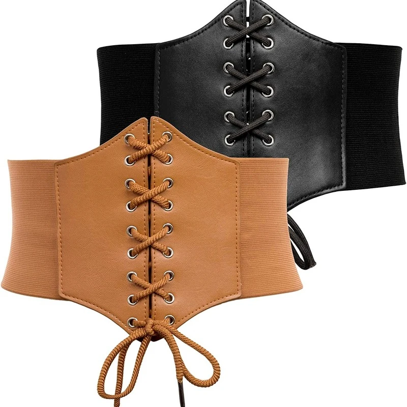 2022 Fashion New Women Corset Elastic Belt Wide Retro Lace-up Cinch Belt Tied Corset Elastic Waist Belt Designer Belt Luxury
2022 Fashion New Women Corset Elastic Belt Wide Retro Lace-up Cinch Belt Tied Corset Elastic Waist Belt Designer Belt Luxury