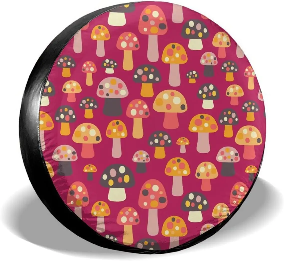 Colorful Mushroom Spare Tire Cover Waterproof Dust-Proof Wheel Protectors Universal for Trailer,Jeep,SUV,RV and Many Veh
Colorful Mushroom Spare Tire Cover Waterproof Dust-Proof Wheel Protectors Universal for Trailer,Jeep,SUV,RV and Many Veh