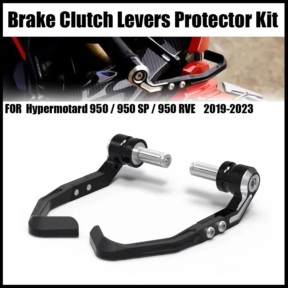 

Motorcycle For Ducati Hypermotard 950 / 950 SP / 950 RVE / 2019-2023 Brake and Clutch Lever Protector Kit