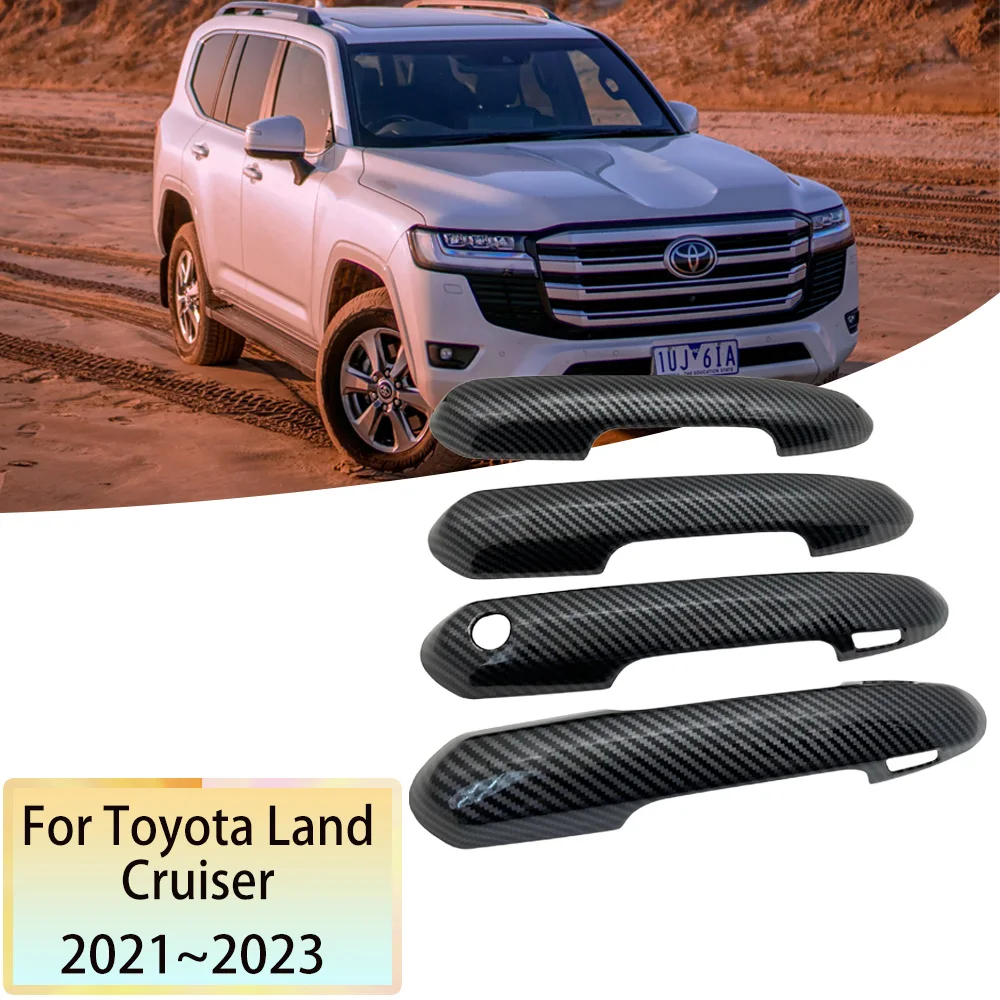 Carbon Fiber Door Handle Stickers for Toyota Land Cruiser LandCruiser ZX 300 LX300 J300 2021 2022 2023 Car Styling Accessories
Carbon Fiber Door Handle Stickers for Toyota Land Cruiser LandCruiser ZX 300 LX300 J300 2021 2022 2023 Car Styling Accessories