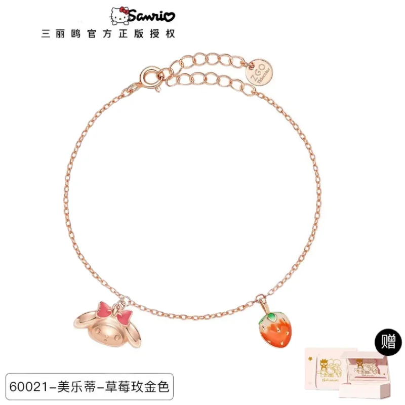 Sanrio Melody 925 sterling silver bracelet ins cute cartoon light luxury niche design female students girlfriends birthday gift
Sanrio Melody 925 sterling silver bracelet ins cute cartoon light luxury niche design female students girlfriends birthday gift