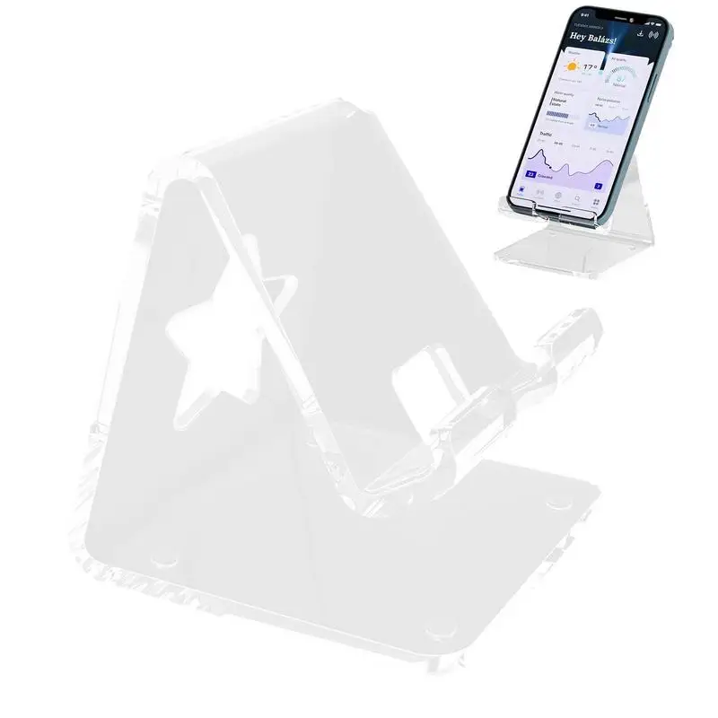 Acrylic Cell Phone Stand Tabletop Phone Holder Stand Transparent Phone Stand Phone Accessories Desk Mobile Phone Stand For Phone
Acrylic Cell Phone Stand Tabletop Phone Holder Stand Transparent Phone Stand Phone Accessories Desk Mobile Phone Stand For Phone