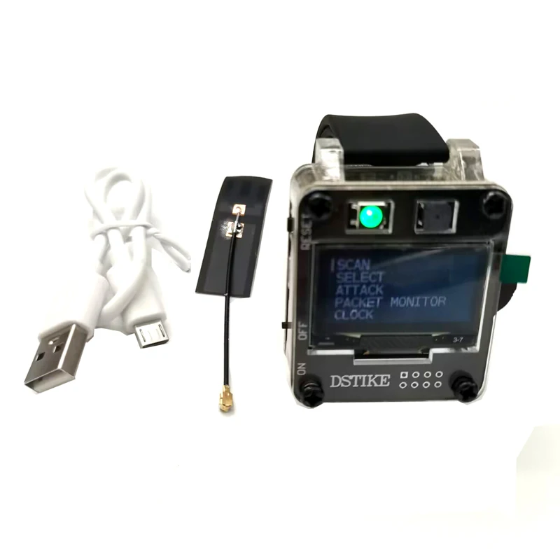 DSTIKE Wristband Wearable ESP8266 Development SmartWatch Arduino DEAUTHER WATCH SE
DSTIKE Wristband Wearable ESP8266 Development SmartWatch Arduino DEAUTHER WATCH SE
