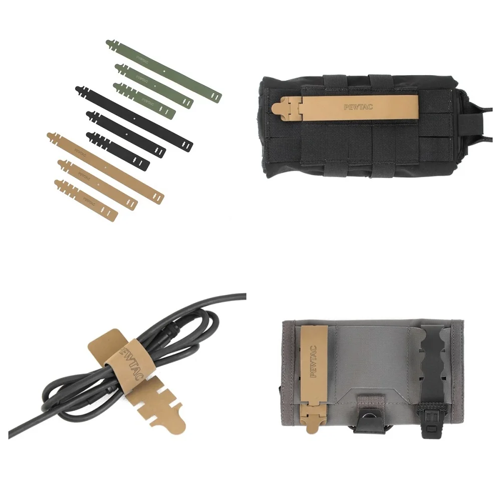 

Outdoor Military Magazine Bag Miscellaneous Bag Molle Strip Replacement Hate Strip Multi-purpose Cable Management Belt OT19
