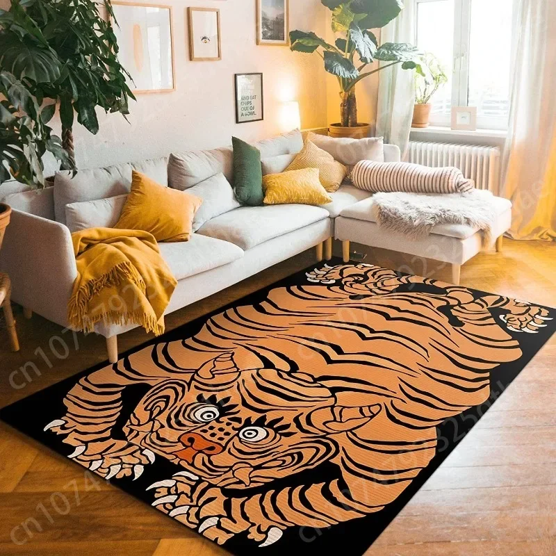 

Cartoon Tiger Carpet Home Hallway Floor Mat Living Room Decoration Area Rug Bedroom Mats Doormat Kitchen Bathroom Anti Slip Rugs
