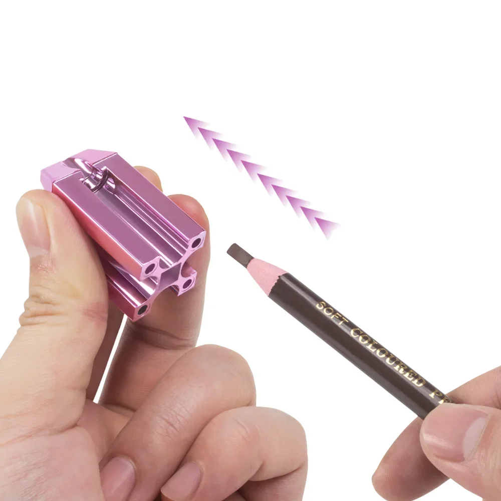 

1pcs Eyebrow Pencil Flattening Tool Knife Sharpening / Drawing Line Eyebrow Pencil Sharpener Base Tattoo Supplies