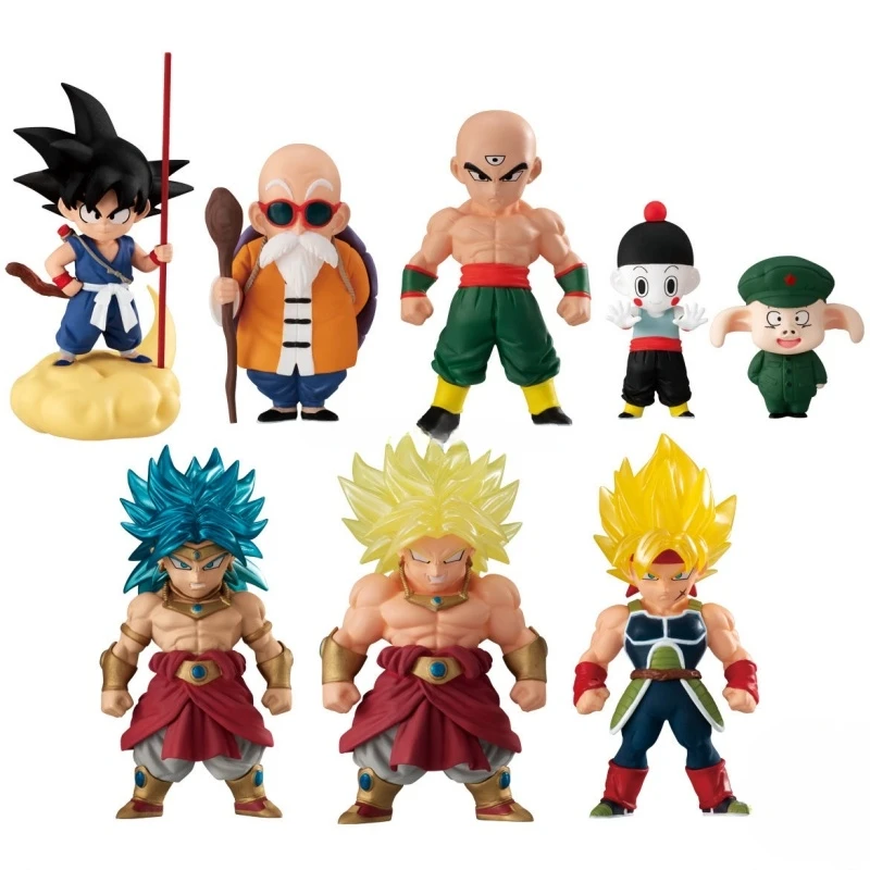 

Bandai Genuine Dragon Ball Adverge 14 Toy Anime Figure Son Goku Master Roshi Tien kawaii Action Model Figure Kids Toys