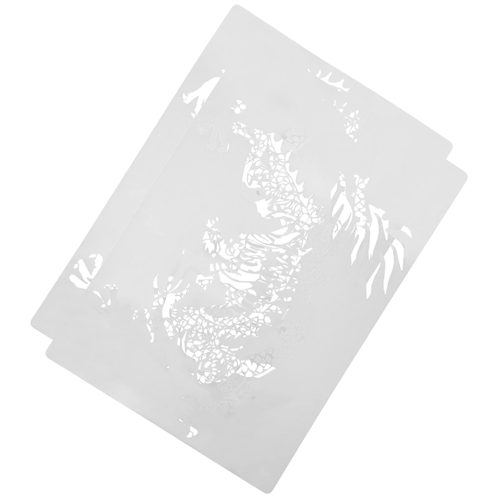 2 Pcs Painting Template Graffiti Stencils Tool Hollow-out for on Wood Pp Wall Drawing
2 Pcs Painting Template Graffiti Stencils Tool Hollow-out for on Wood Pp Wall Drawing