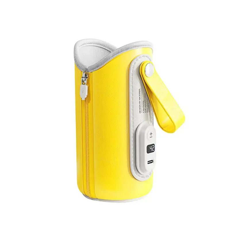 Large Capacity Portable Bottle Warmer Bag USB Leather Milk Bottle Heater Baby Infant Travel Accessories Food Heater Bag
Large Capacity Portable Bottle Warmer Bag USB Leather Milk Bottle Heater Baby Infant Travel Accessories Food Heater Bag
