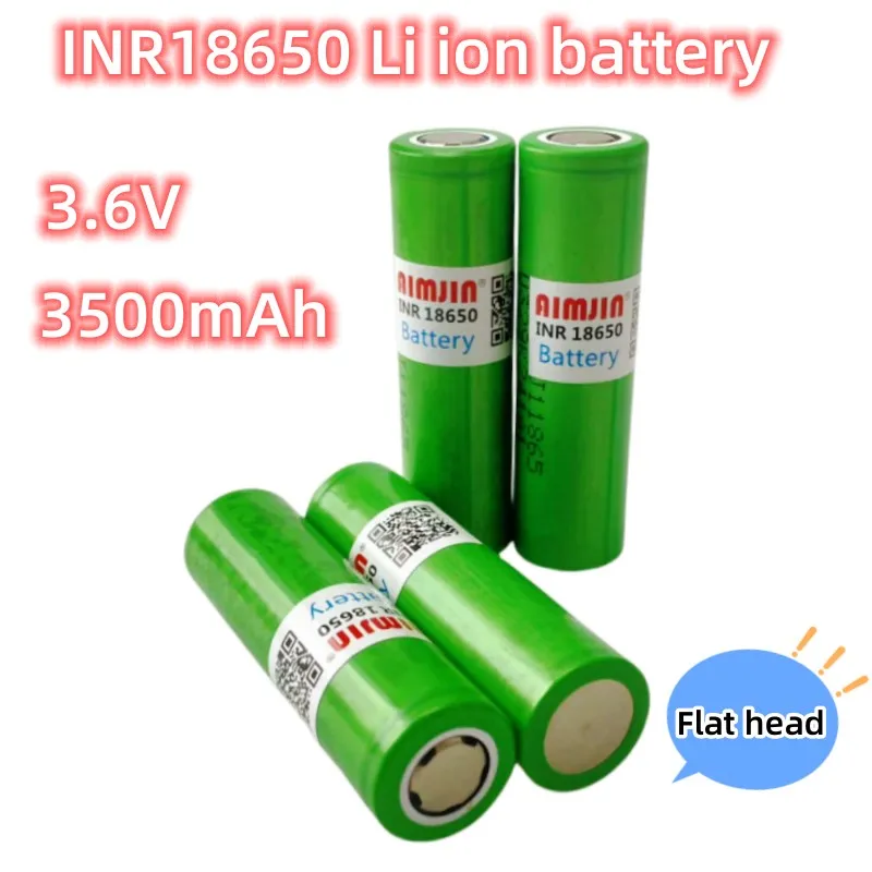 Original INR18650 Battery 3500mAh 3.6V Reachargeable Li Ion Battery For Flashlight Toys
Original INR18650 Battery 3500mAh 3.6V Reachargeable Li Ion Battery For Flashlight Toys