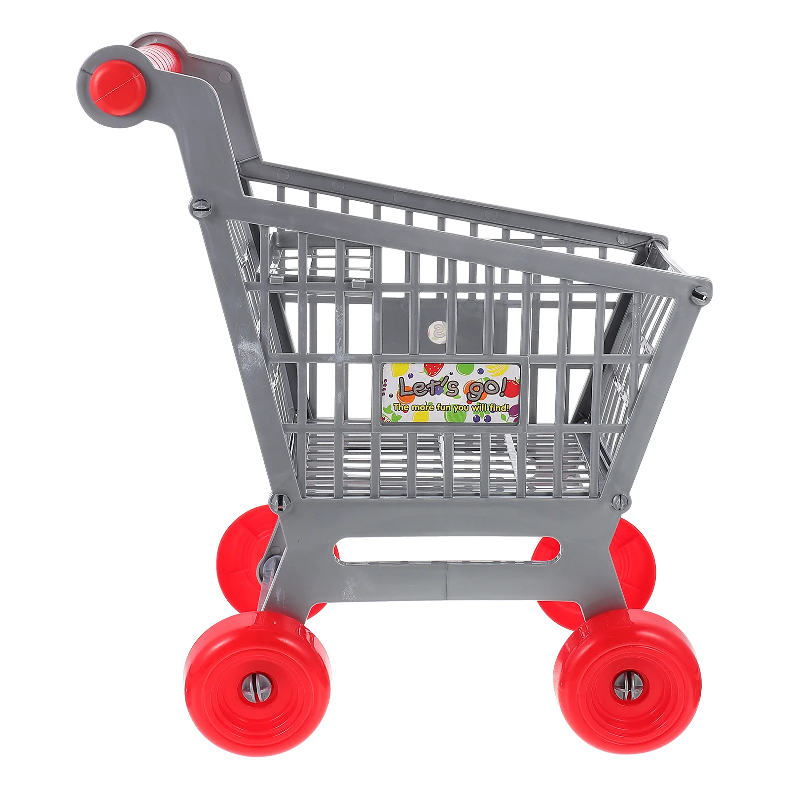 

Cart Shopping Kidsmini For Grocery Trolley Simulation Toddler Storage Playing Rack Store S Simulated Wheels Supermarket