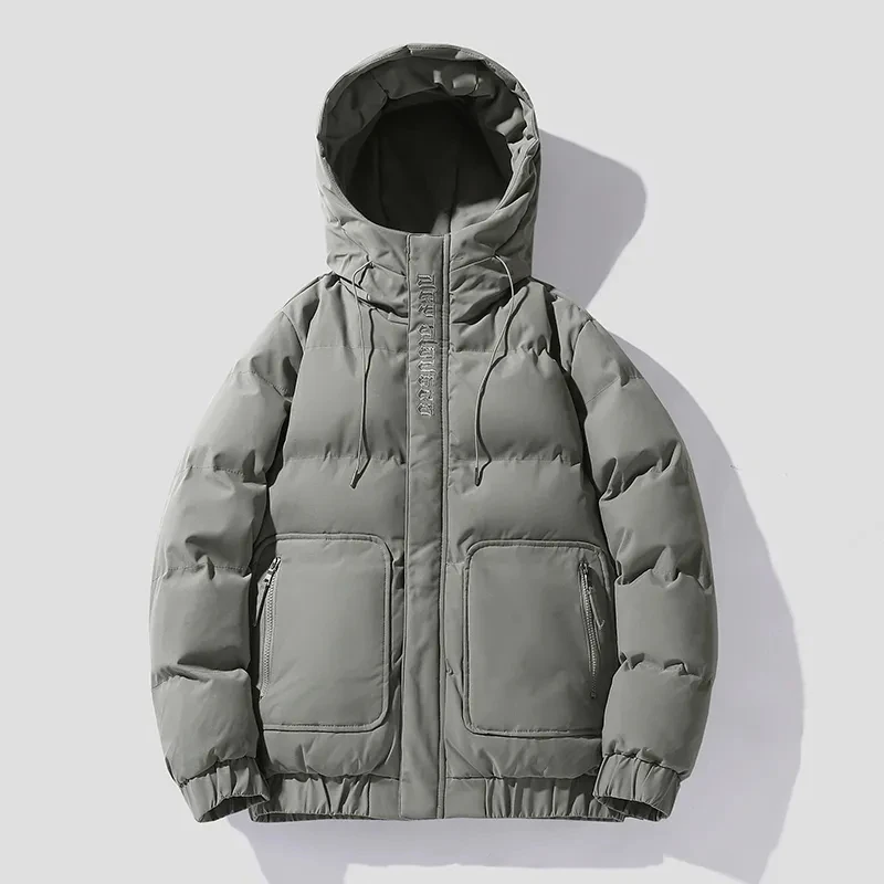 Men Autumn Thicken Warm Cotton Jacket Man Winter Fashion Big Pocket Windproof Hooded Parkas Coat High Quality Male Leisure Tops
Men Autumn Thicken Warm Cotton Jacket Man Winter Fashion Big Pocket Windproof Hooded Parkas Coat High Quality Male Leisure Tops