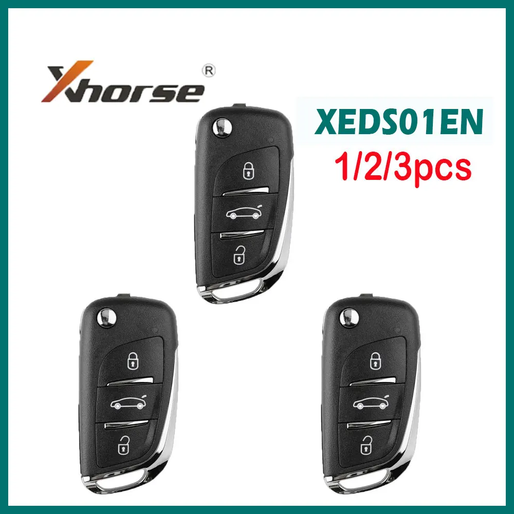 1/2/3pcs Xhorse XEDS01EN Super Remote Key with Super Chip 3 Buttons Car Key for VVDI2 /VVDI MINI Key Tool/VVDI Key Tool Max
1/2/3pcs Xhorse XEDS01EN Super Remote Key with Super Chip 3 Buttons Car Key for VVDI2 /VVDI MINI Key Tool/VVDI Key Tool Max