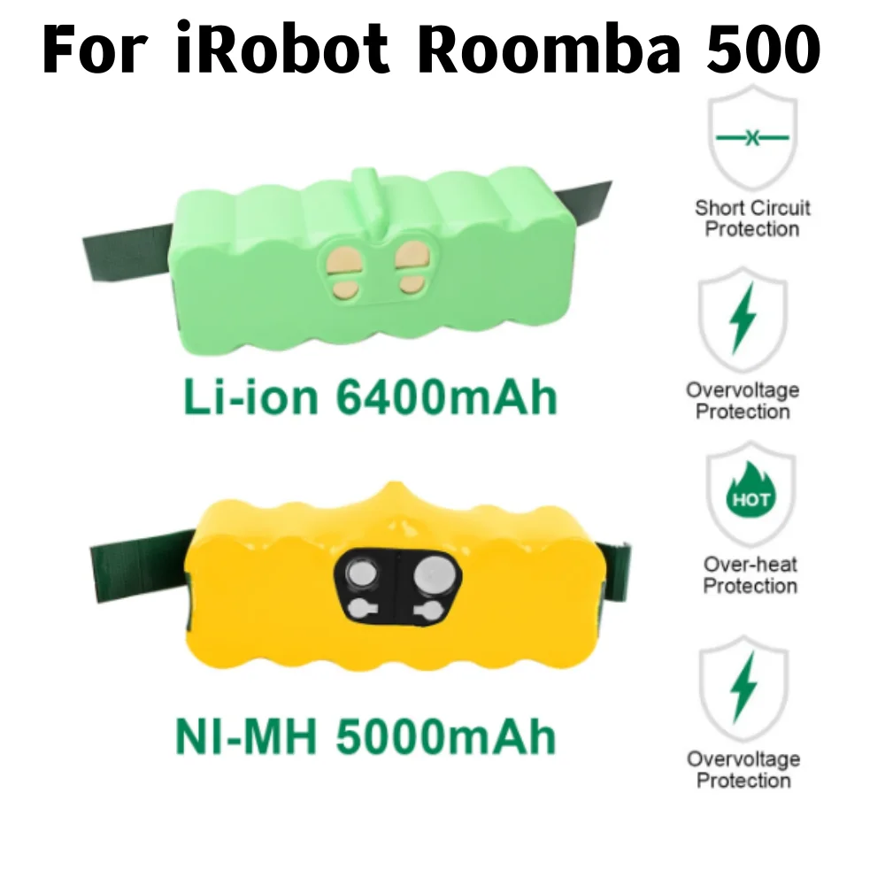 

For iRobot Roomba 500 Vacuum Cleaner 14.4V Battery 900 985 980 960 785 530 560 650 630 620 650 770 780 Rechargeable Battery