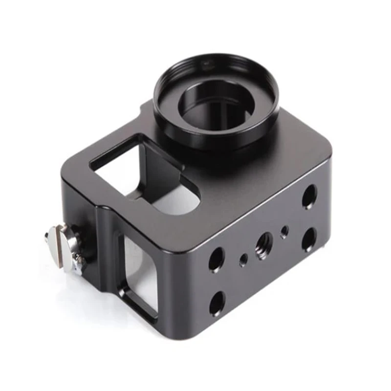 High Precision Custom Made Aluminum Alloy Frame Protective Shell Cnc Machining Sports Camera Accessories
High Precision Custom Made Aluminum Alloy Frame Protective Shell Cnc Machining Sports Camera Accessories