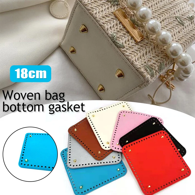 PU Bag Bottom With 4 Rivets Square Bag Bottom Wear-resistant Strong Durable Bag Bottom For Crochet Knitting Handbag Bottom
PU Bag Bottom With 4 Rivets Square Bag Bottom Wear-resistant Strong Durable Bag Bottom For Crochet Knitting Handbag Bottom