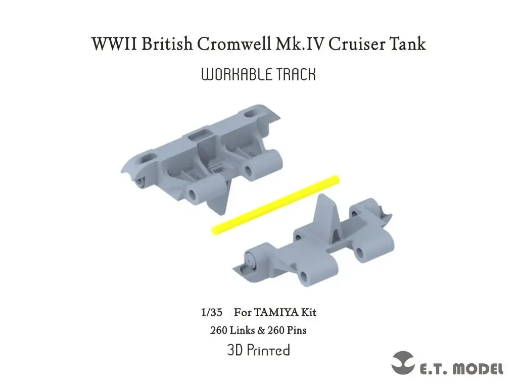 

ET MODEL P35-059 1/35 WWII British Cromwell Mk.IV Cruiser Tank Workable Track