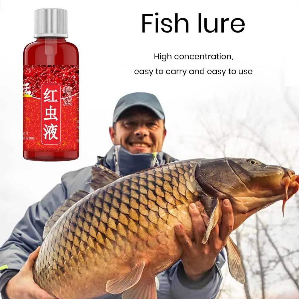 

60ml Fish Attractants High Concentration Fast Gathering Attract Fish Worm-Scent Sea River Freshwater Fish Bait Fishing Supplies