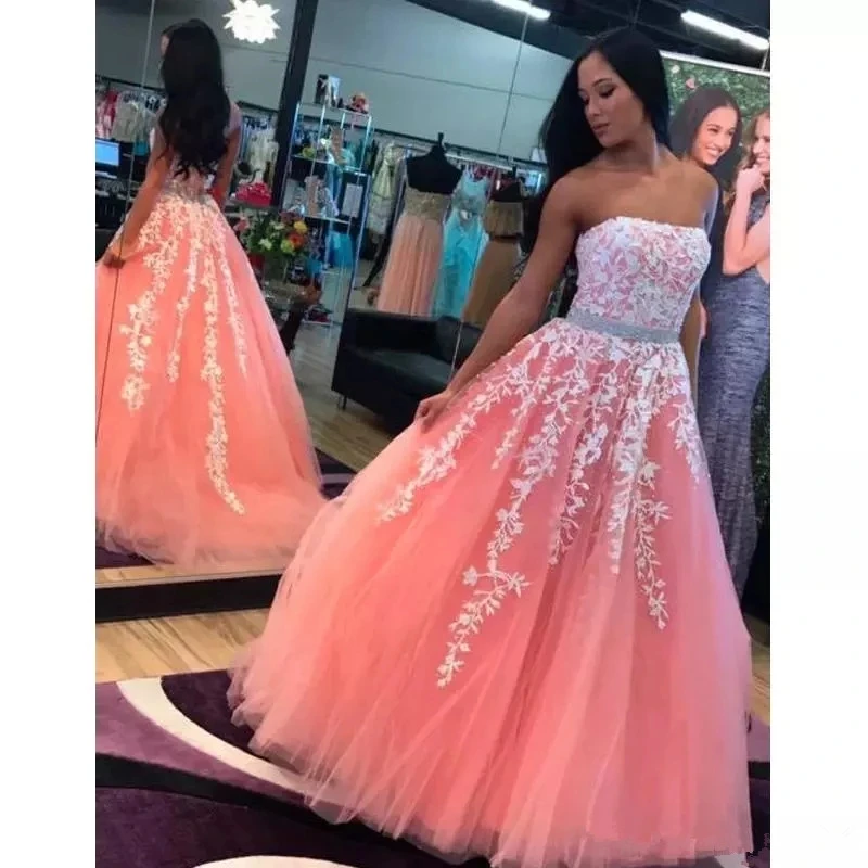ANGELSBRIDEP Strapless Ball Gown Quinceanera Dresses Vestidos De 15 Anos Fashion Applique Tulle Sash Cinderella Birthday HOT
ANGELSBRIDEP Strapless Ball Gown Quinceanera Dresses Vestidos De 15 Anos Fashion Applique Tulle Sash Cinderella Birthday HOT