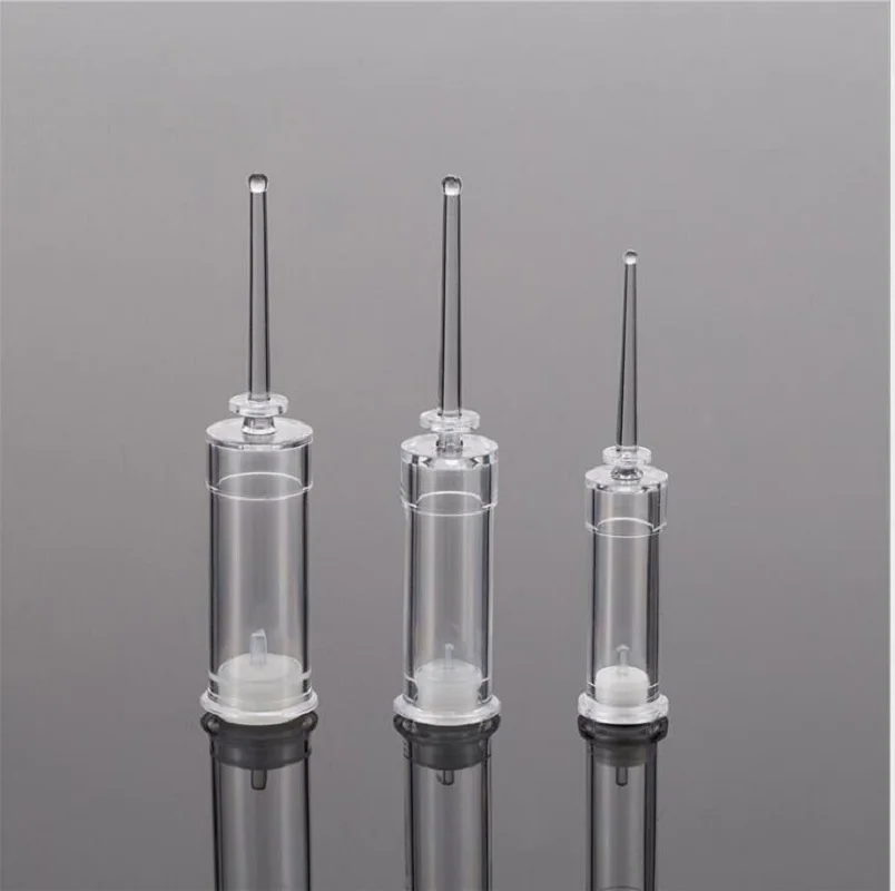 

1ML 2ML 3ML 5ML clear plastic airless bottle break top bottle for sample test/lotion/emulsion/serum/essence/skin care packing