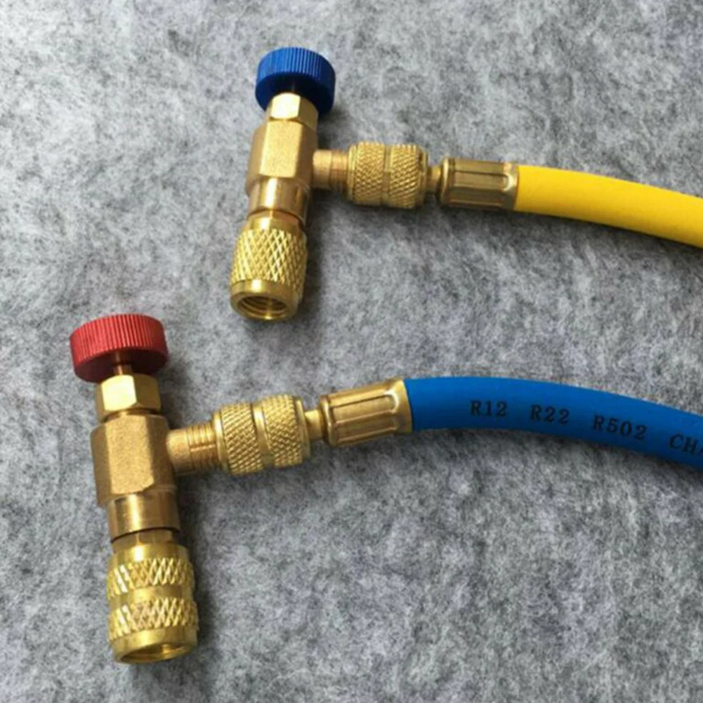 High Quality Refrigeration Charging Air Conditioning Adapter For R410A R22 1/4" Liquid Safety Valve Hose R22 Copper Adapter
High Quality Refrigeration Charging Air Conditioning Adapter For R410A R22 1/4" Liquid Safety Valve Hose R22 Copper Adapter