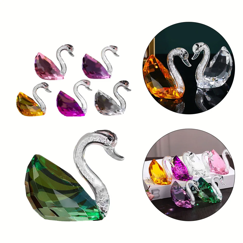 Creative Swan Crystal Glass Figure Paperweight Ornament Decor Collection Living Room Desktop Ornaments Home Decoration
Creative Swan Crystal Glass Figure Paperweight Ornament Decor Collection Living Room Desktop Ornaments Home Decoration