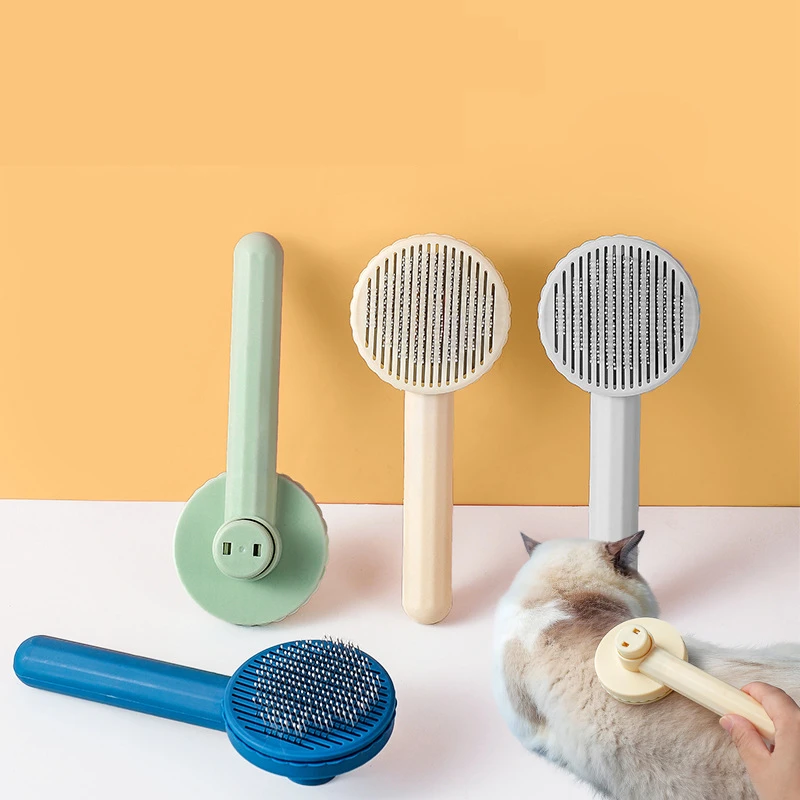 Pet Hair Removal Cat Brush CombSelf Cleaning Slicker Brush for Dogs Cats Hair Remover Scraper Pet Grooming Tool Cat Accessories 
Pet Hair Removal Cat Brush CombSelf Cleaning Slicker Brush for Dogs Cats Hair Remover Scraper Pet Grooming Tool Cat Accessories