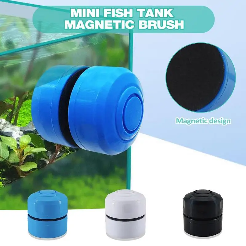 

Aquarium Magnetic Brush Glass Floating Algae Scraper Glass Cleaner Mini Scrubber Tool Fish Tank Glass Cleaning Magnetic Brush