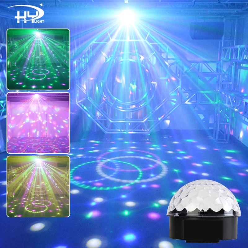 HY LIGHT 9 Colors LED Disco Ball Christmas Sound Activated Light With Remote DMX Crystal Magic Ball Stage Effect DJ Party
HY LIGHT 9 Colors LED Disco Ball Christmas Sound Activated Light With Remote DMX Crystal Magic Ball Stage Effect DJ Party