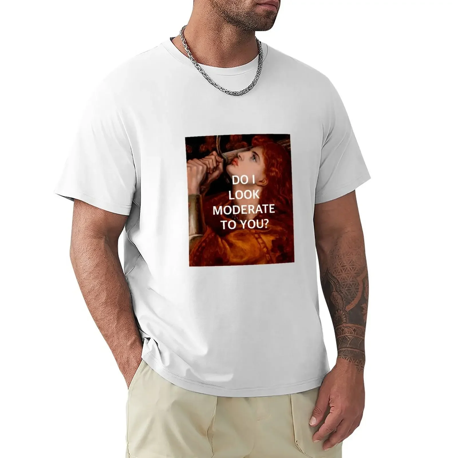 joan of arc's moderation T-Shirt cute tops aesthetic clothes blacks oversized t shirts for men
joan of arc's moderation T-Shirt cute tops aesthetic clothes blacks oversized t shirts for men