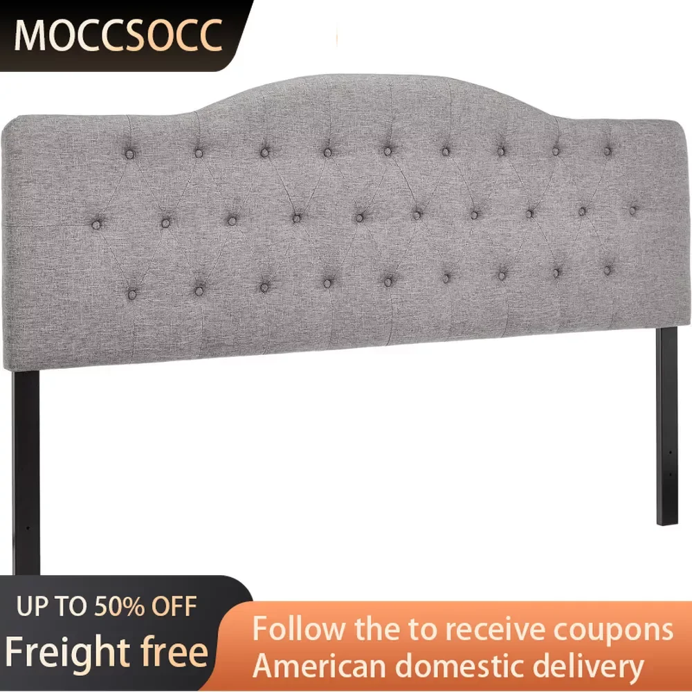 

Upholstered Tufted Headboard Headboards for Beds Furniture 78.5 X 4 X 58 Inches Gray Freight Free Double Bed Headboard Panel