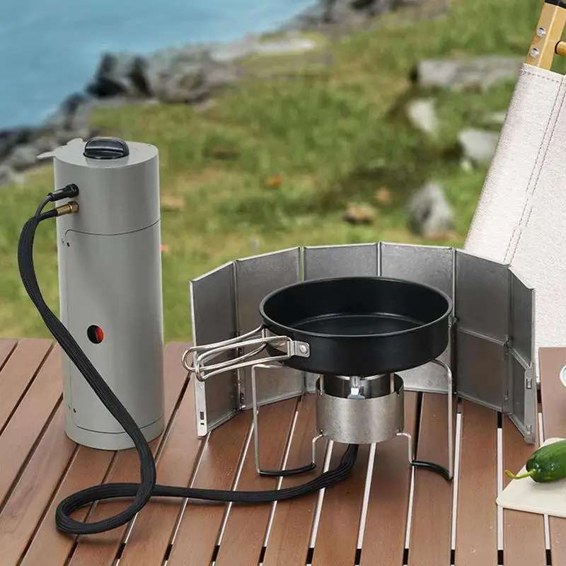 Folding Outdoor Gas Stove Portable Camping Furnace With Folding Windshield Split Type Gas Stove For Outdoor Camping Picnic BBQ
Folding Outdoor Gas Stove Portable Camping Furnace With Folding Windshield Split Type Gas Stove For Outdoor Camping Picnic BBQ