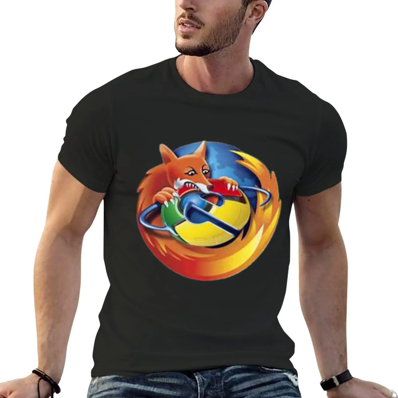 New Mozilla Firefox eats Chromenet Explorer T-Shirt Anime t-shirt boys t shirts shirts graphic tees funny t shirts for men
New Mozilla Firefox eats Chromenet Explorer T-Shirt Anime t-shirt boys t shirts shirts graphic tees funny t shirts for men