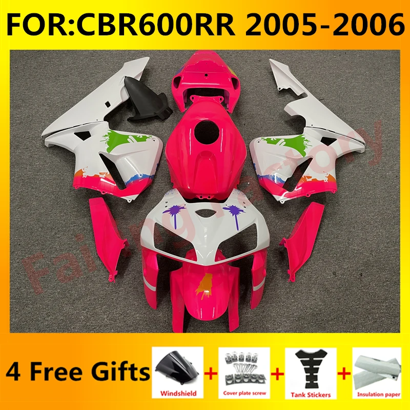 Новый комплект обтекателей для мотоцикла ABS для CBR600RR F5 2005 2006 CBR600 RR CBR 600RR 05 06 полный обтекатель для кузова розовый белый
Новый комплект обтекателей для мотоцикла ABS для CBR600RR F5 2005 2006 CBR600 RR CBR 600RR 05 06 полный обтекатель для кузова розовый белый