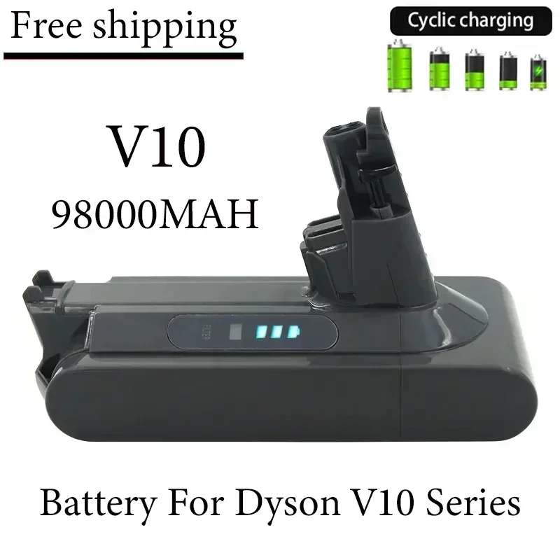 Free Delivery 100% Original 25.2V 98000mAh DysonVacuum Battery Rechargeable V10 Absolute SV12 V10 Fluffy V10 Lithium Battery
Free Delivery 100% Original 25.2V 98000mAh DysonVacuum Battery Rechargeable V10 Absolute SV12 V10 Fluffy V10 Lithium Battery