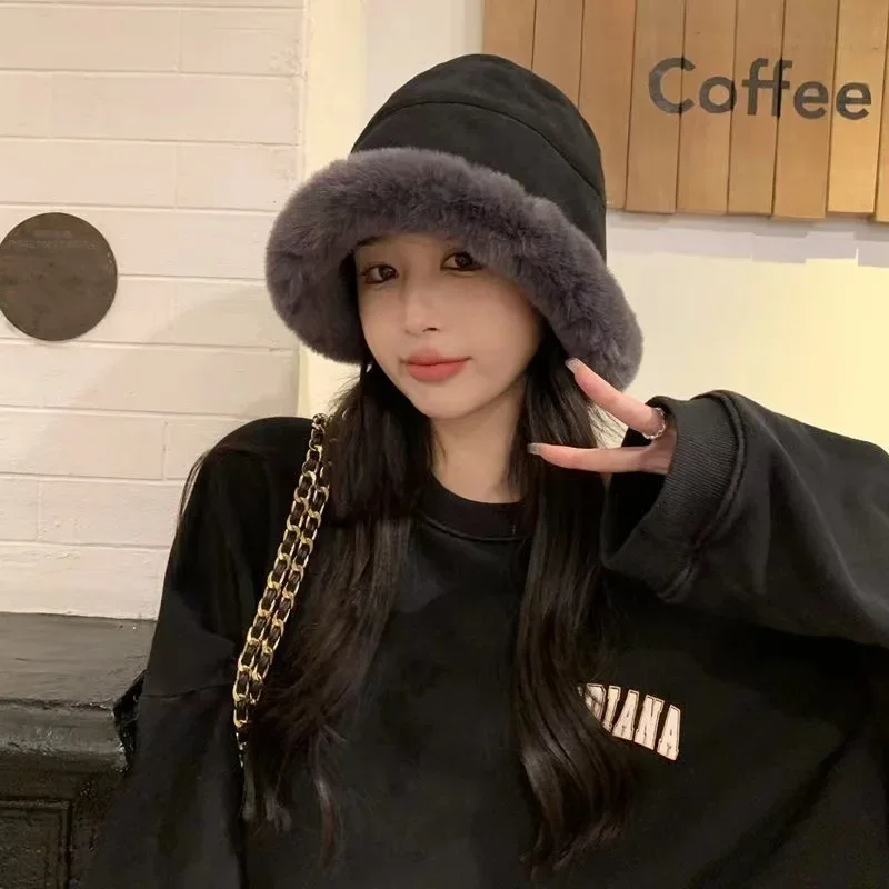 2024 Fashion Winter Bucket Hat Casual Outdoor Women Wool Hat Thicken Warm Ladies Hats Autumn Winter Fisherman's Hats for Women
2024 Fashion Winter Bucket Hat Casual Outdoor Women Wool Hat Thicken Warm Ladies Hats Autumn Winter Fisherman's Hats for Women
