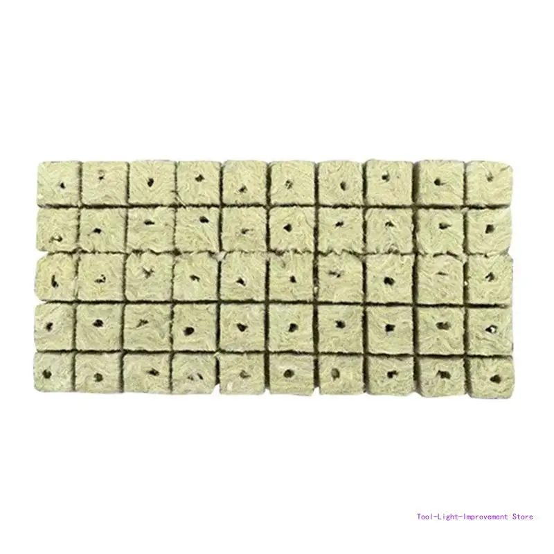 C63E 50Pcs Rock Wool Grow Cubes for Cuttings Cloning Plants Propagation Seed Starting
C63E 50Pcs Rock Wool Grow Cubes for Cuttings Cloning Plants Propagation Seed Starting