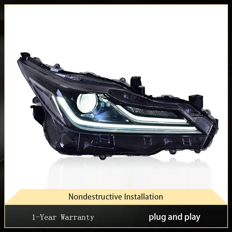 Car Lights For Toyota Corolla 2019 2020 2021 Bright LED DRL Auto Headlight Assembly Bifocal Lens Signal Lamp Accessories
Car Lights For Toyota Corolla 2019 2020 2021 Bright LED DRL Auto Headlight Assembly Bifocal Lens Signal Lamp Accessories