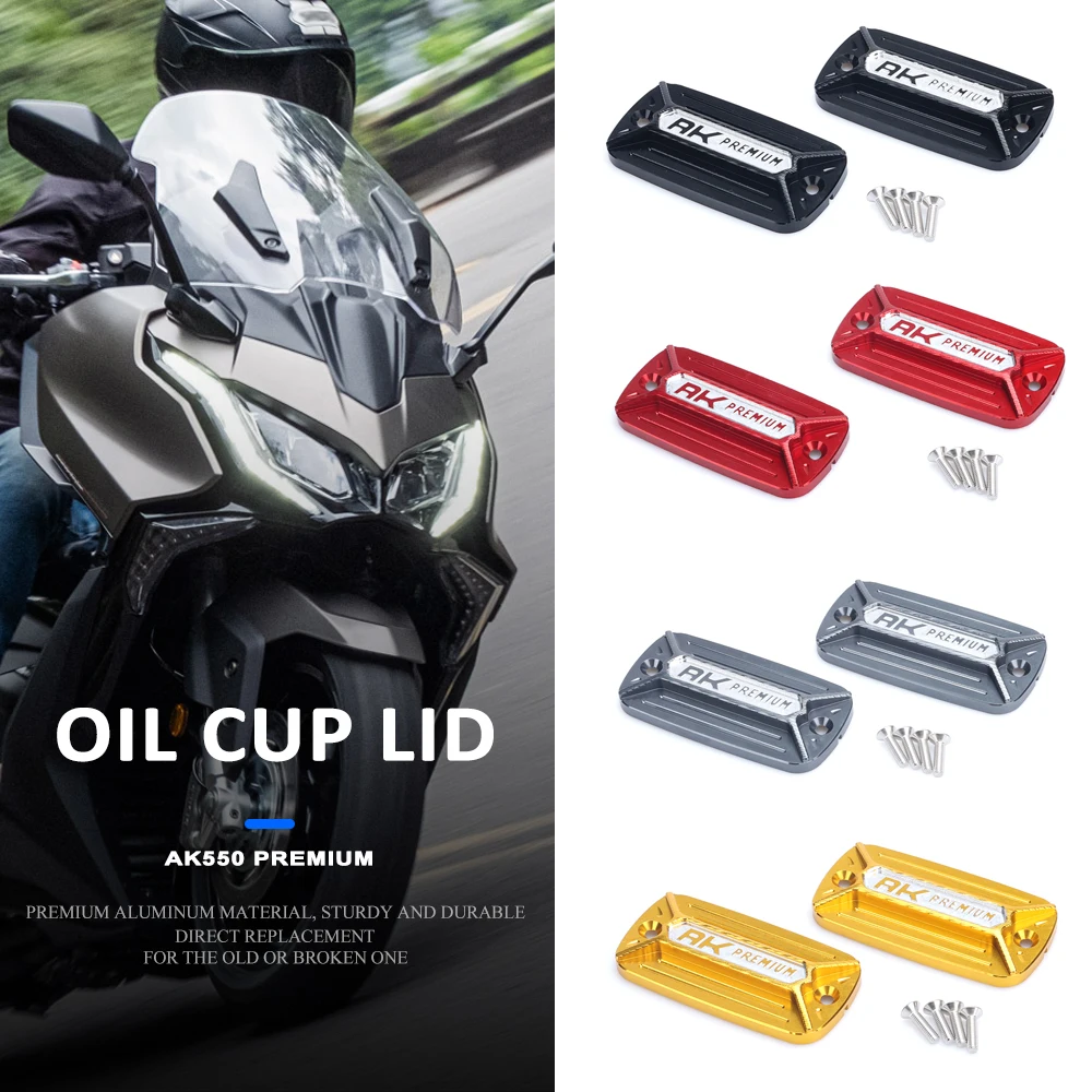 New Motorcycle CNC Front Brake Reservoir Cap Fluid Tank Cover Oil Cup Cap For KYMCO AK550 AK 550 ak550 ak 550 Premium With LOGO
New Motorcycle CNC Front Brake Reservoir Cap Fluid Tank Cover Oil Cup Cap For KYMCO AK550 AK 550 ak550 ak 550 Premium With LOGO