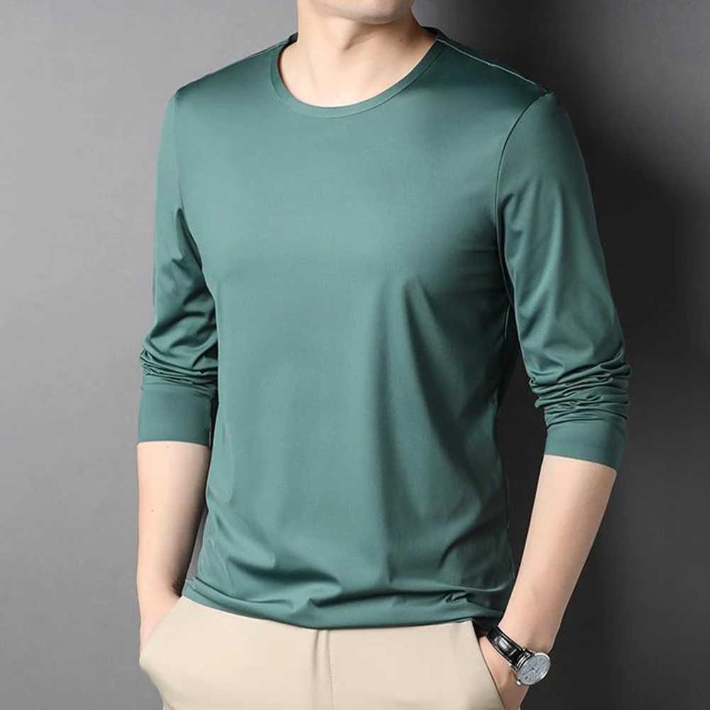 Men's Casual Slim Fit Long Sleeve T-shirt Solid Color Male Undershirt Blouse Muscle Top Workout Tees Men Clothing
Men's Casual Slim Fit Long Sleeve T-shirt Solid Color Male Undershirt Blouse Muscle Top Workout Tees Men Clothing