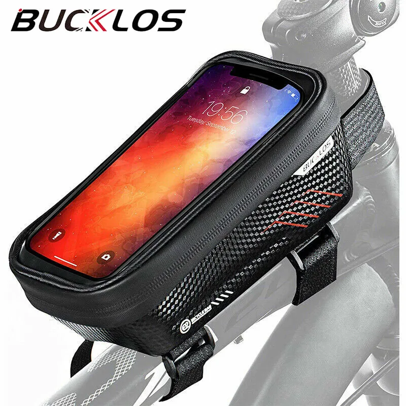 BUCKLOS Bicycle Tube Bag Touch Screen Bike Phone Bag for 6.5inch Smartphone Waterproof Road MTB Bag for Bicycle Frame
BUCKLOS Bicycle Tube Bag Touch Screen Bike Phone Bag for 6.5inch Smartphone Waterproof Road MTB Bag for Bicycle Frame